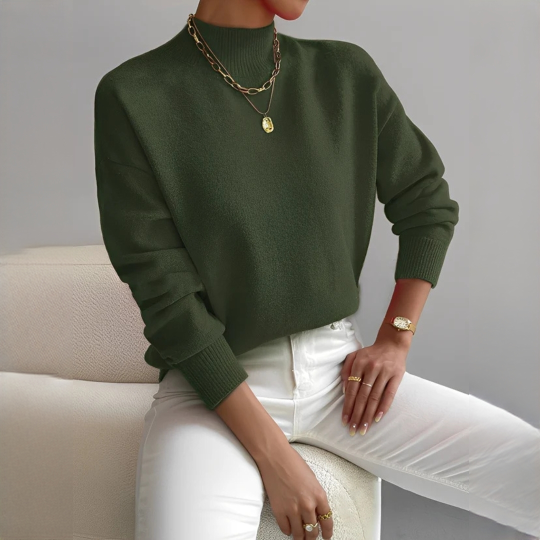 Rosbell - Stilvoller und eleganter Rollkragenpullover