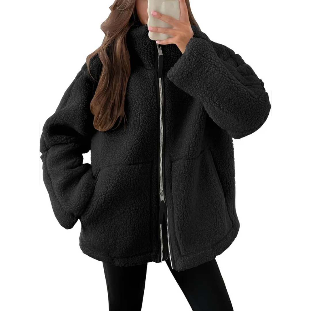 Rowena - Modische Jacke mit Reißverschluss für Wärme