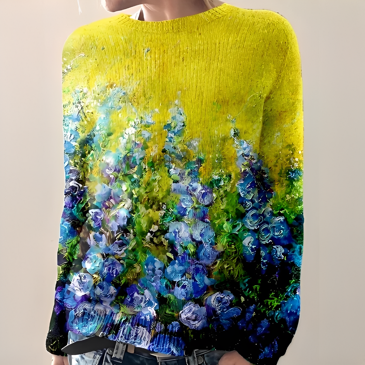 Liliane - Stilvoller Pullover mit Rundhals