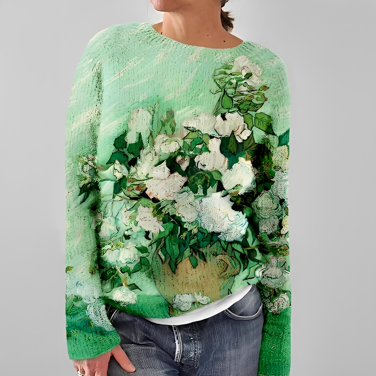 Liliane - Stilvoller Pullover mit Rundhals