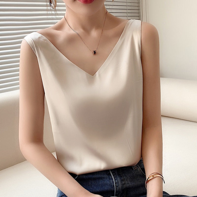 Gladys - Weiches und seidiges Frauen-Tanktop