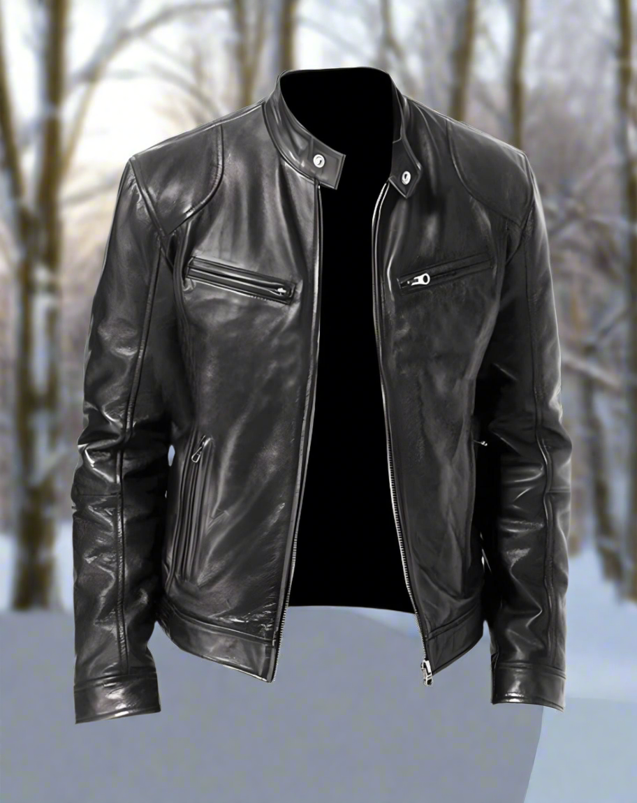 Henrik – Stilvolle Herren-Lederjacke