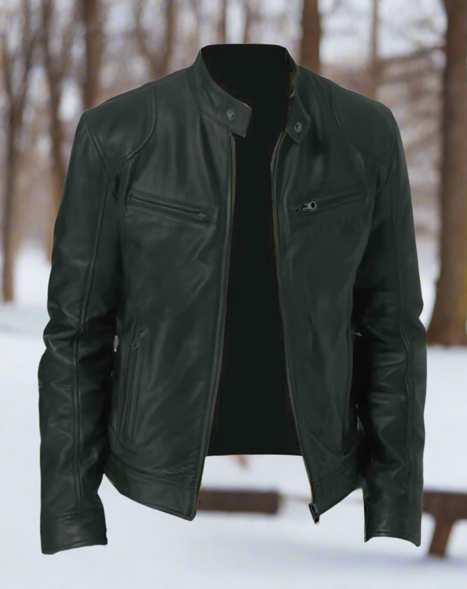 Henrik – Stilvolle Herren-Lederjacke
