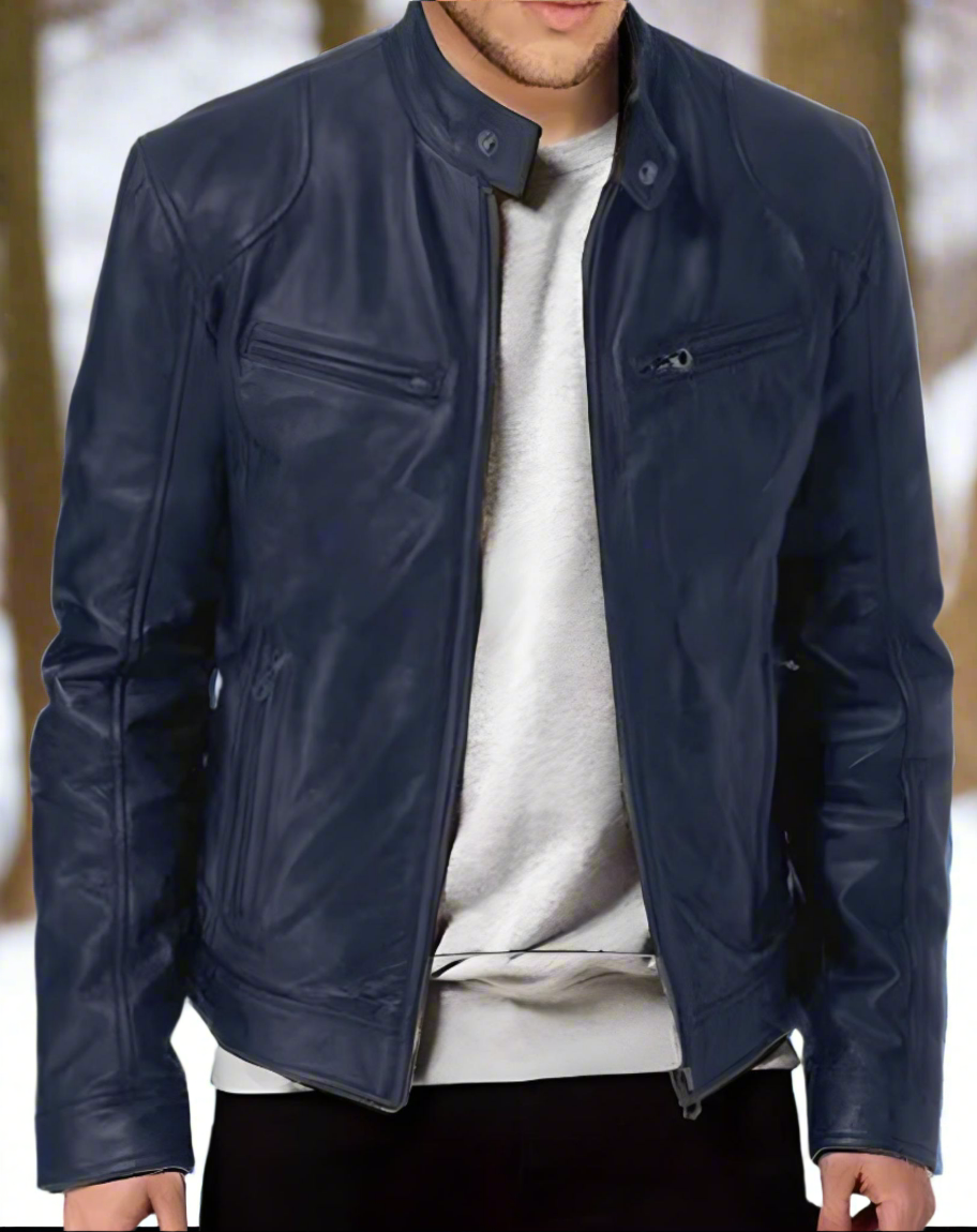 Henrik – Stilvolle Herren-Lederjacke