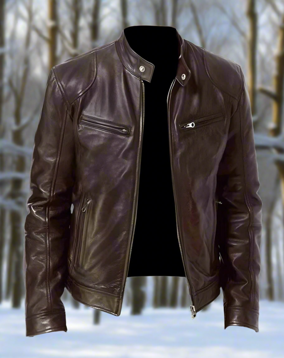 Henrik – Stilvolle Herren-Lederjacke