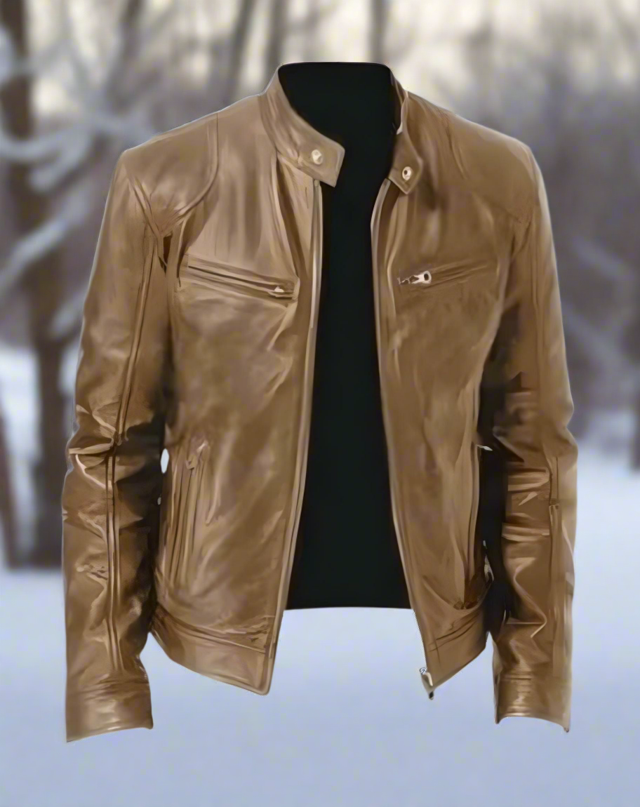 Henrik – Stilvolle Herren-Lederjacke