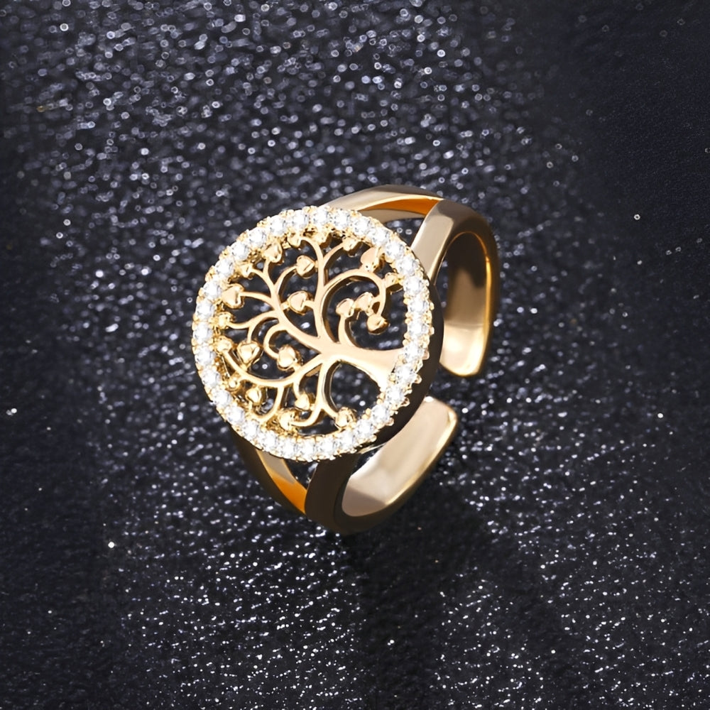 Yelina – Ring Baum des Lebens in Gold oder Silber