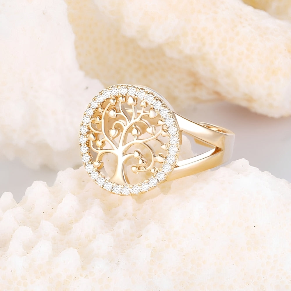 Yelina – Ring Baum des Lebens in Gold oder Silber