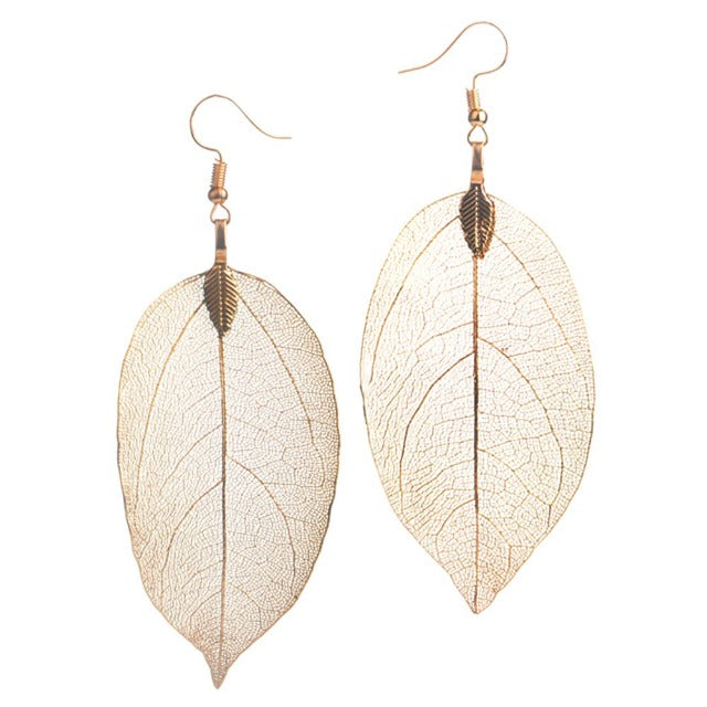 Larah – Ohrringe Blatt Stil Boho