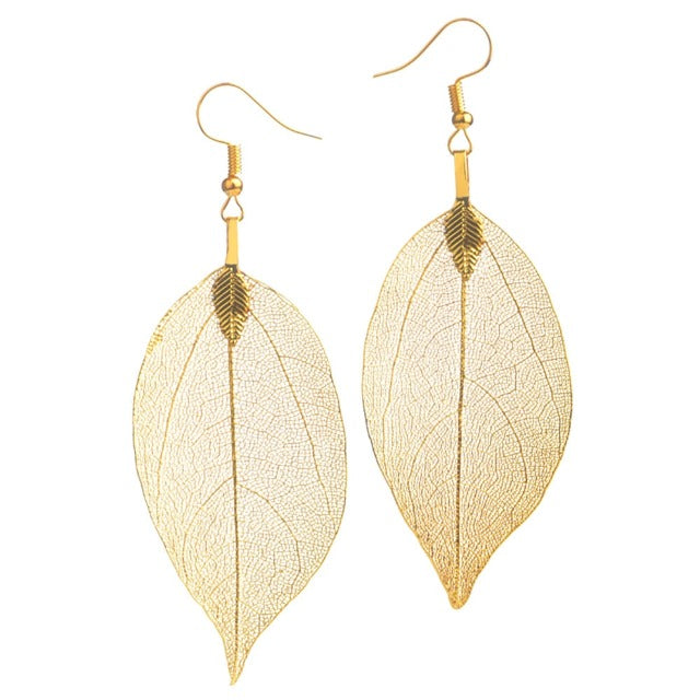 Larah – Ohrringe Blatt Stil Boho