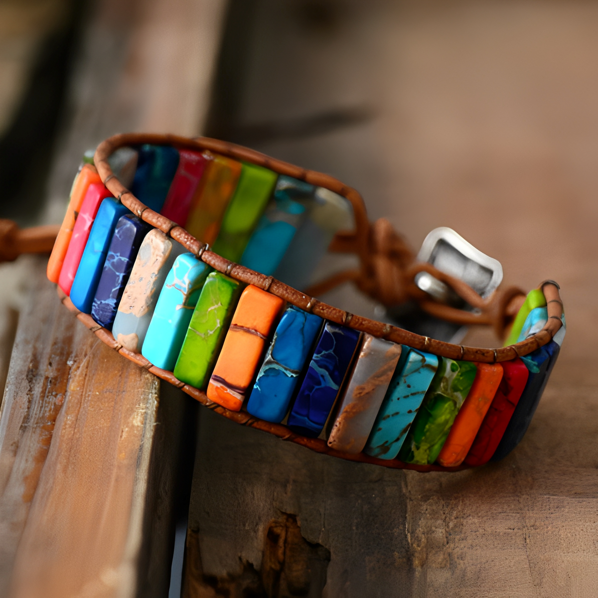 Serenya – Armband aus natürlichen Steinen