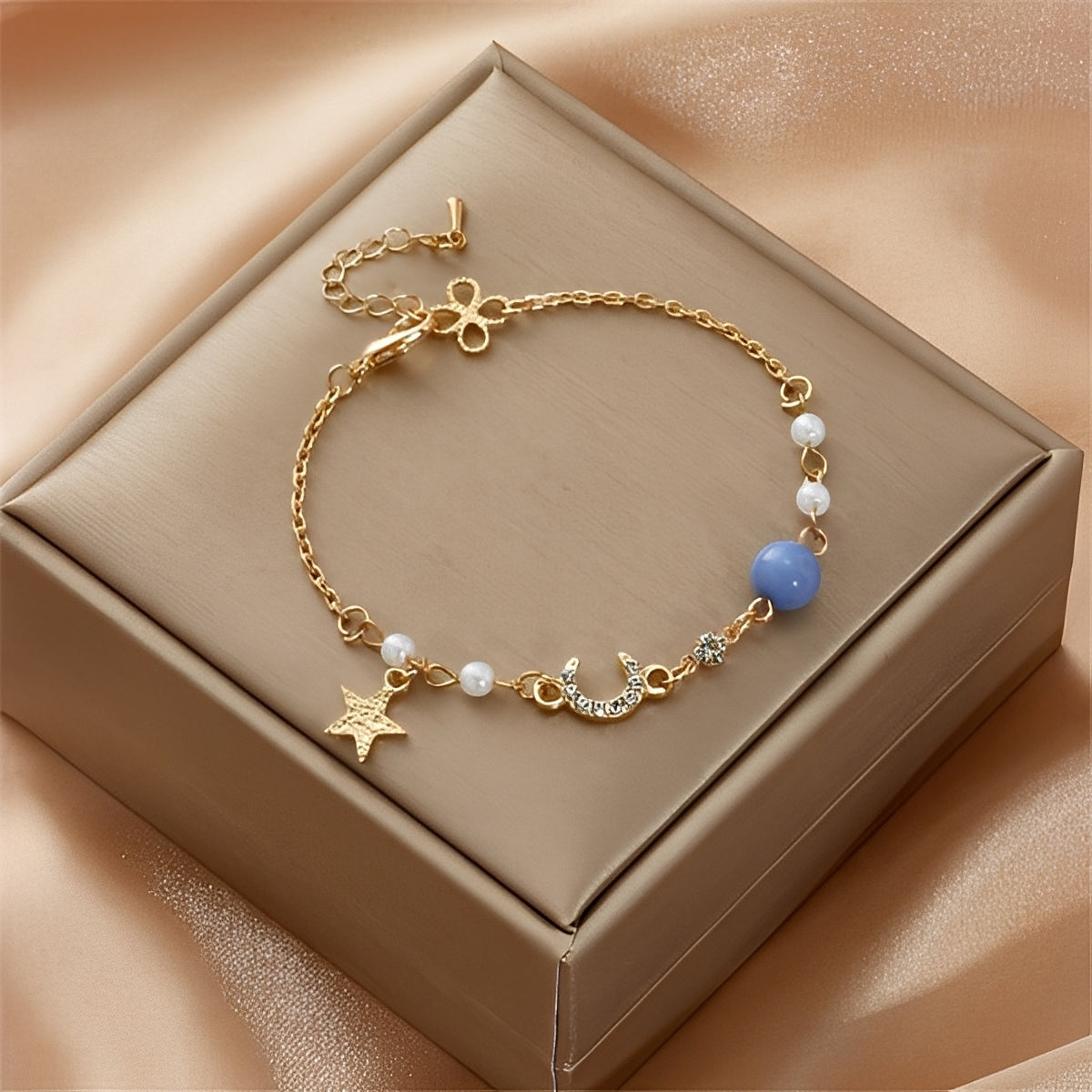 Selina – Pulsera mit Mond und Stern