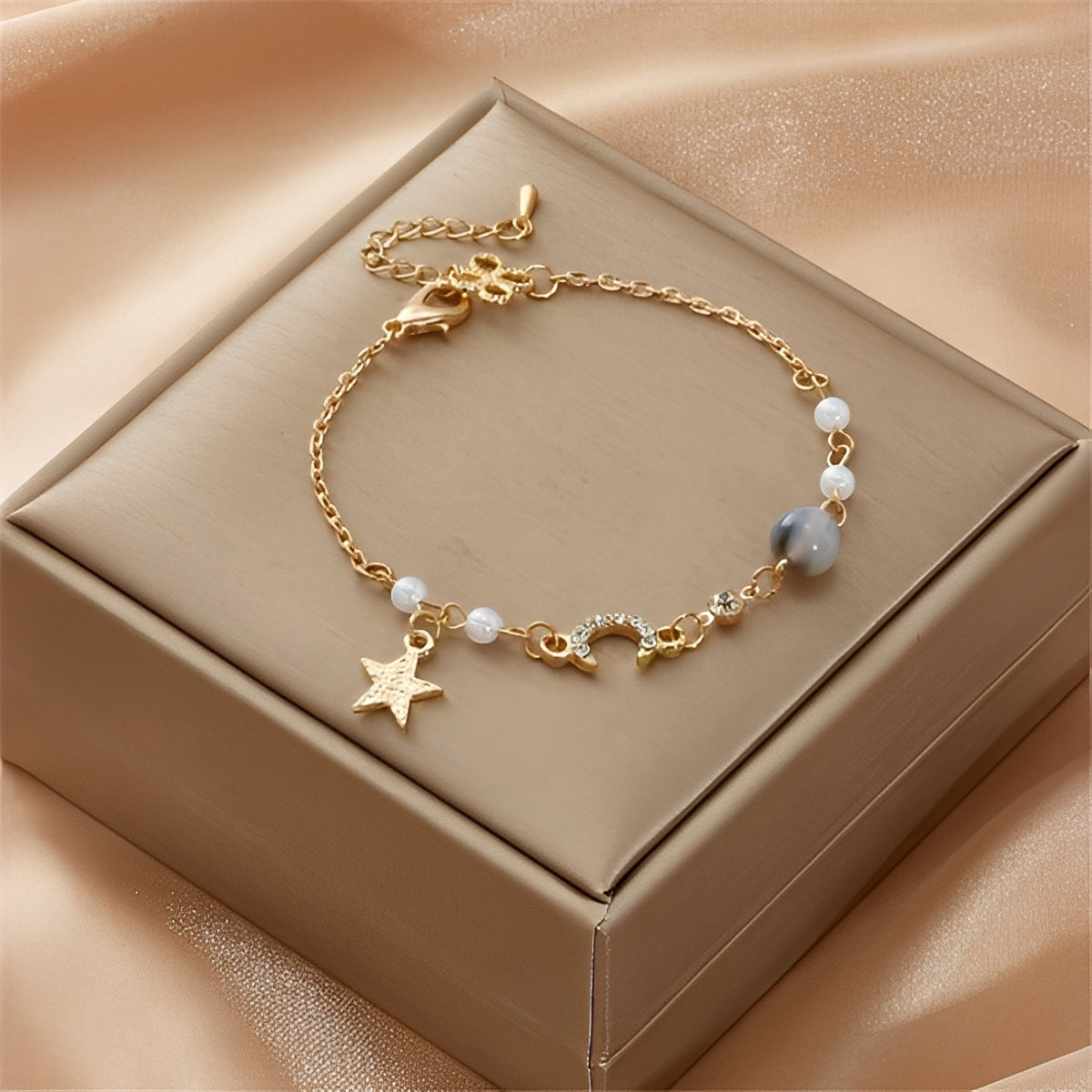 Selina – Pulsera mit Mond und Stern