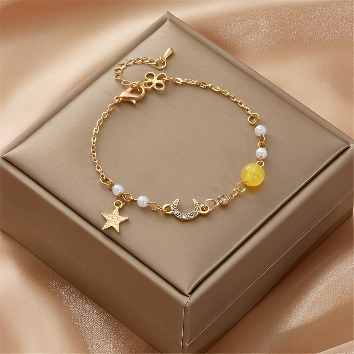 Selina – Pulsera mit Mond und Stern