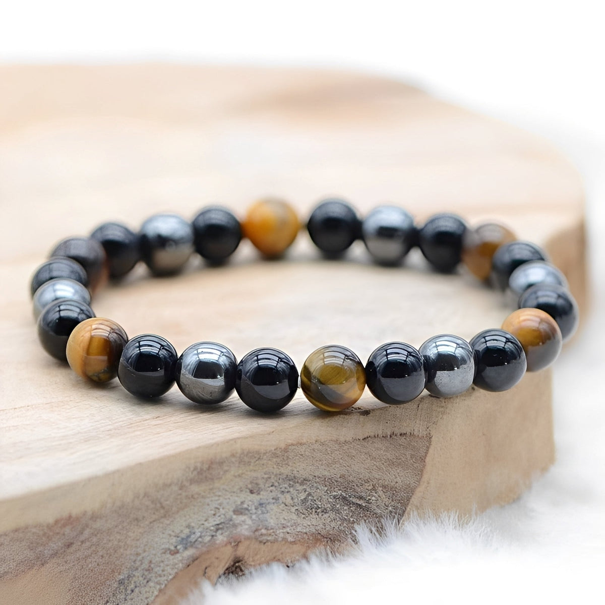 Kiarra – Armband mit dreifachem Schutz aus Natursteinen