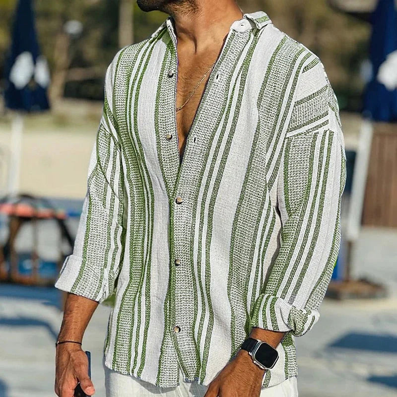 Oliver - Herren Leinenhemd mit sommerlicher Leichtigkeit