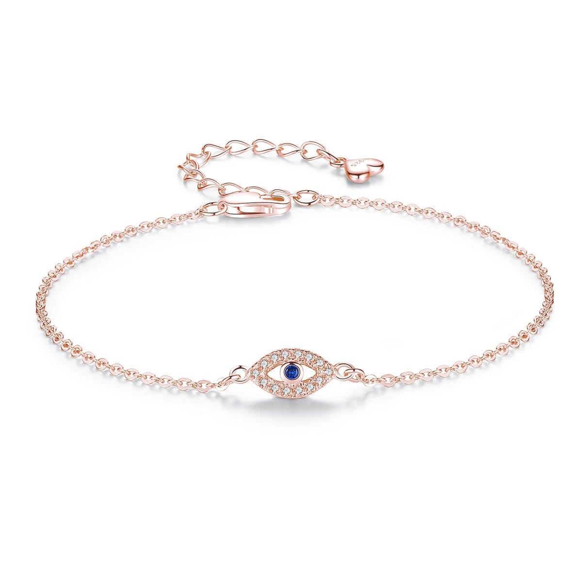 Armband aus Gliedern mit Evil Eye - Armband aus Gliedern mit Anhänger von Evil Eye