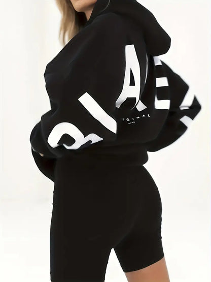 Hannah – Warme Hoodie-Jacke mit Muster