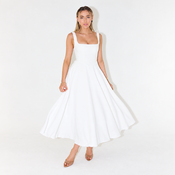 Melisa - Midi Kleid Damen, Stilvoll & Vielseitig