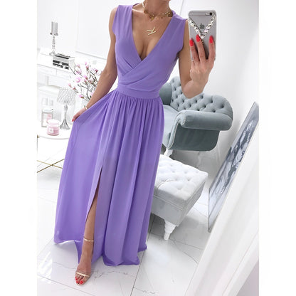 Ärmelloses Damen-Maxikleid