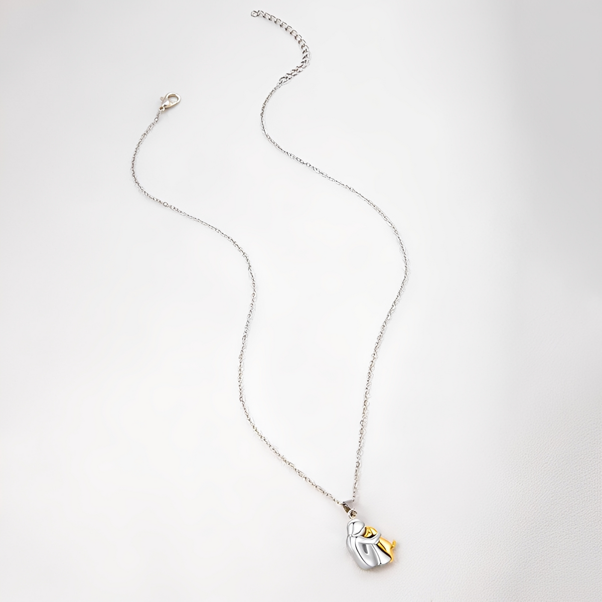 Neko – Halsband mit Anhänger von Umarmung zwischen Hund und Besitzer