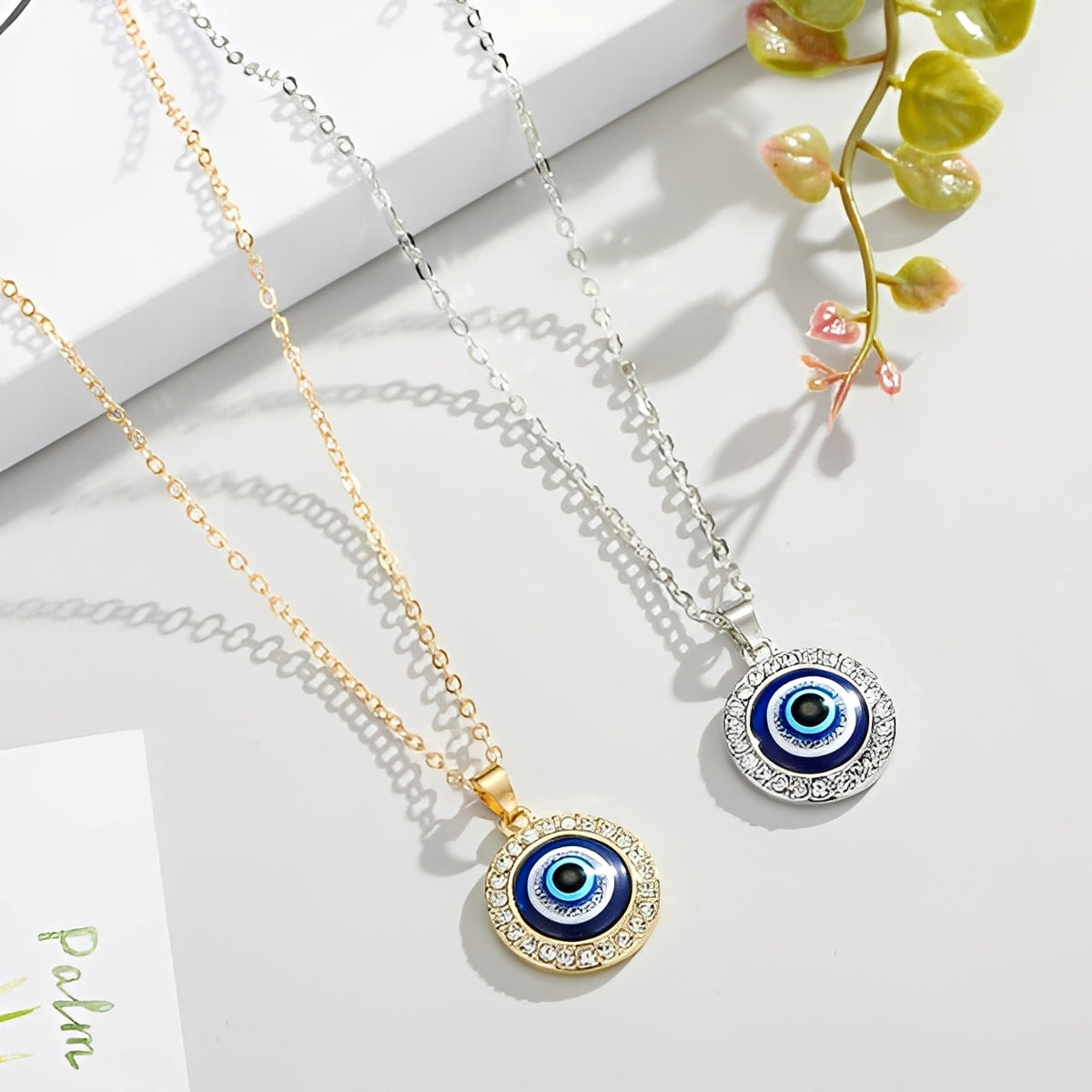 Eleni – Halskette mit blauem Schutzauge Matiasma