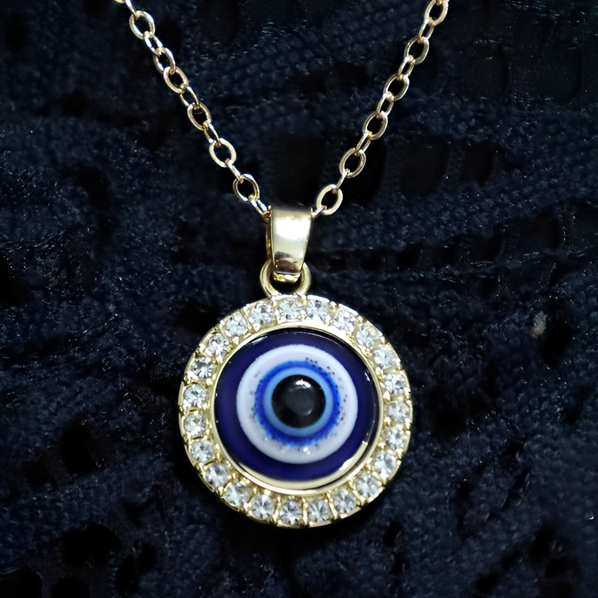 Eleni – Halskette mit blauem Schutzauge Matiasma