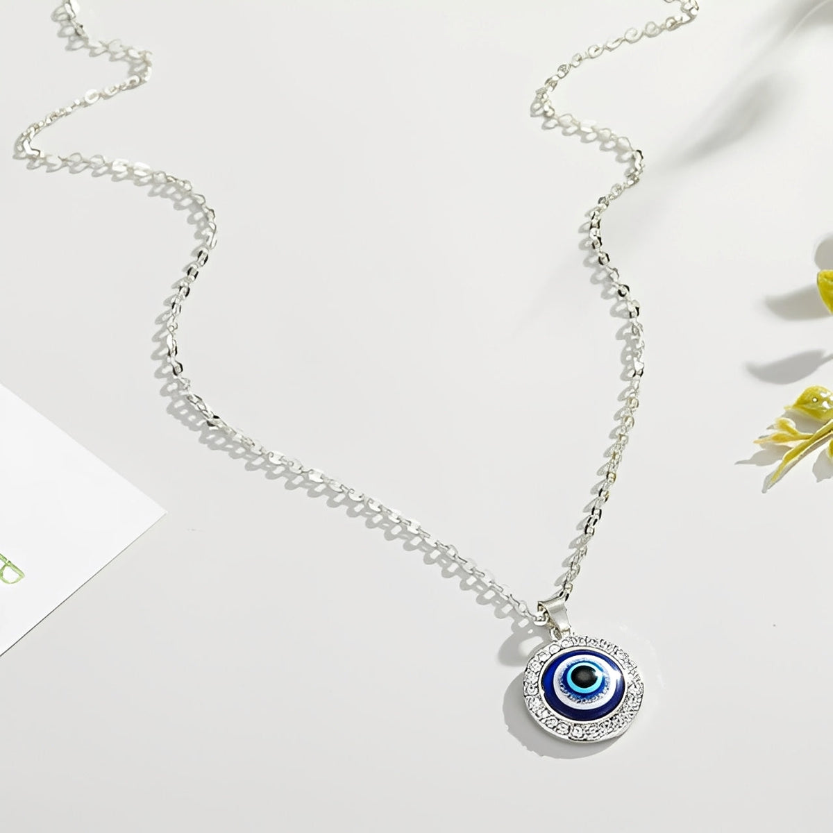 Eleni – Halskette mit blauem Schutzauge Matiasma