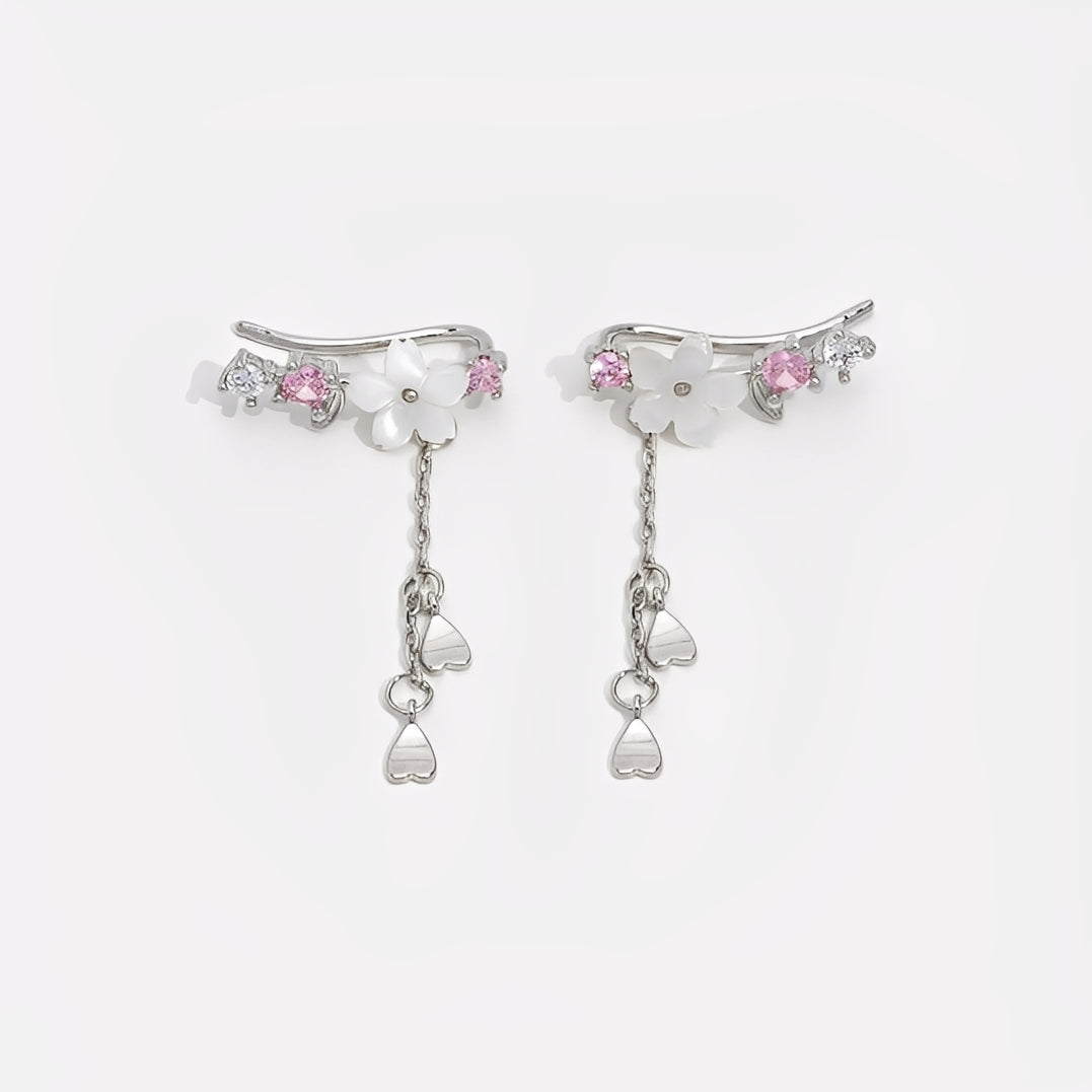 Sakura – Ohrringe aus Kirschblüten