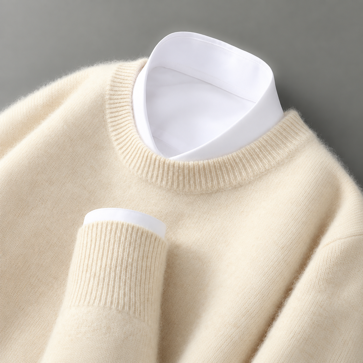 Wayne - Retro dicker Pullover für Herren