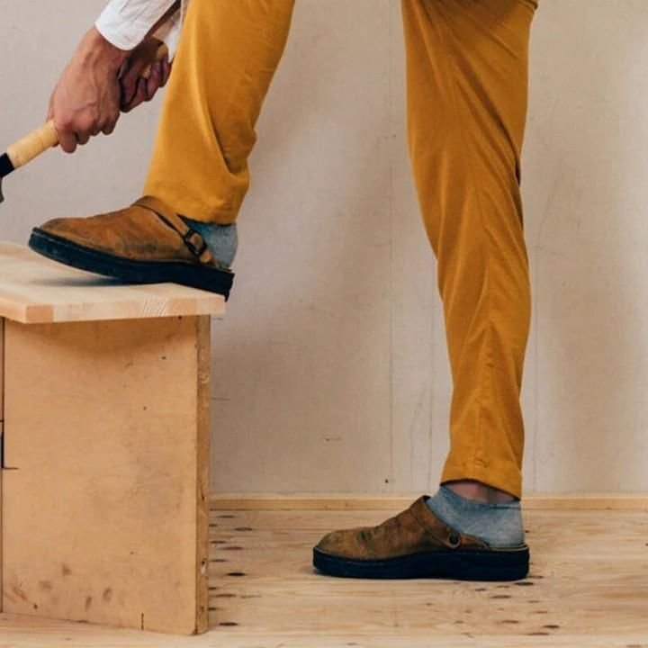 Yani - Herren-Braune Leder-Orthopädieschuhe