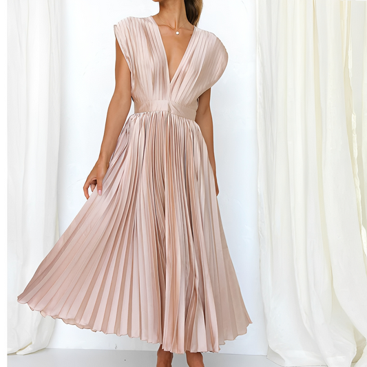 Cristine - Stilvolles Kleid mit V-Ausschnitt für Damen