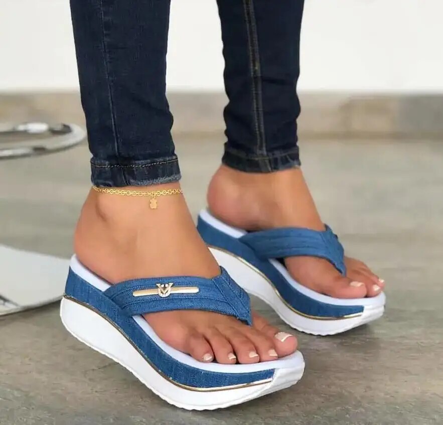 Rita - Komfortable Damen-Keilsandalen