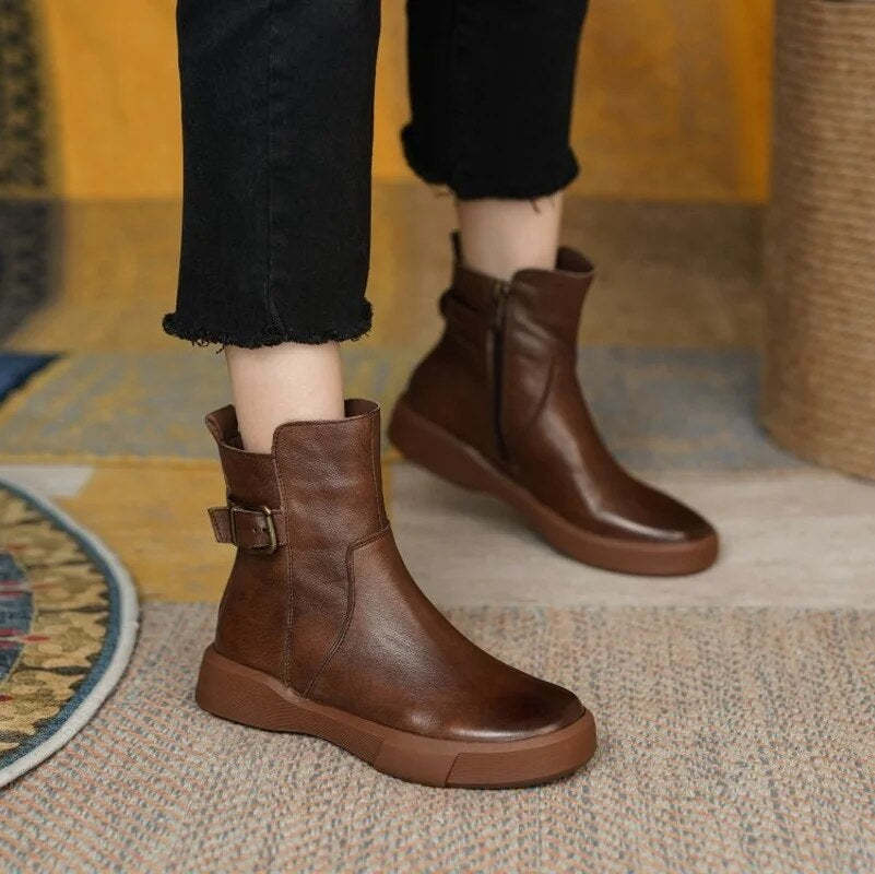 Belladonna - Vintage-Lederstiefel