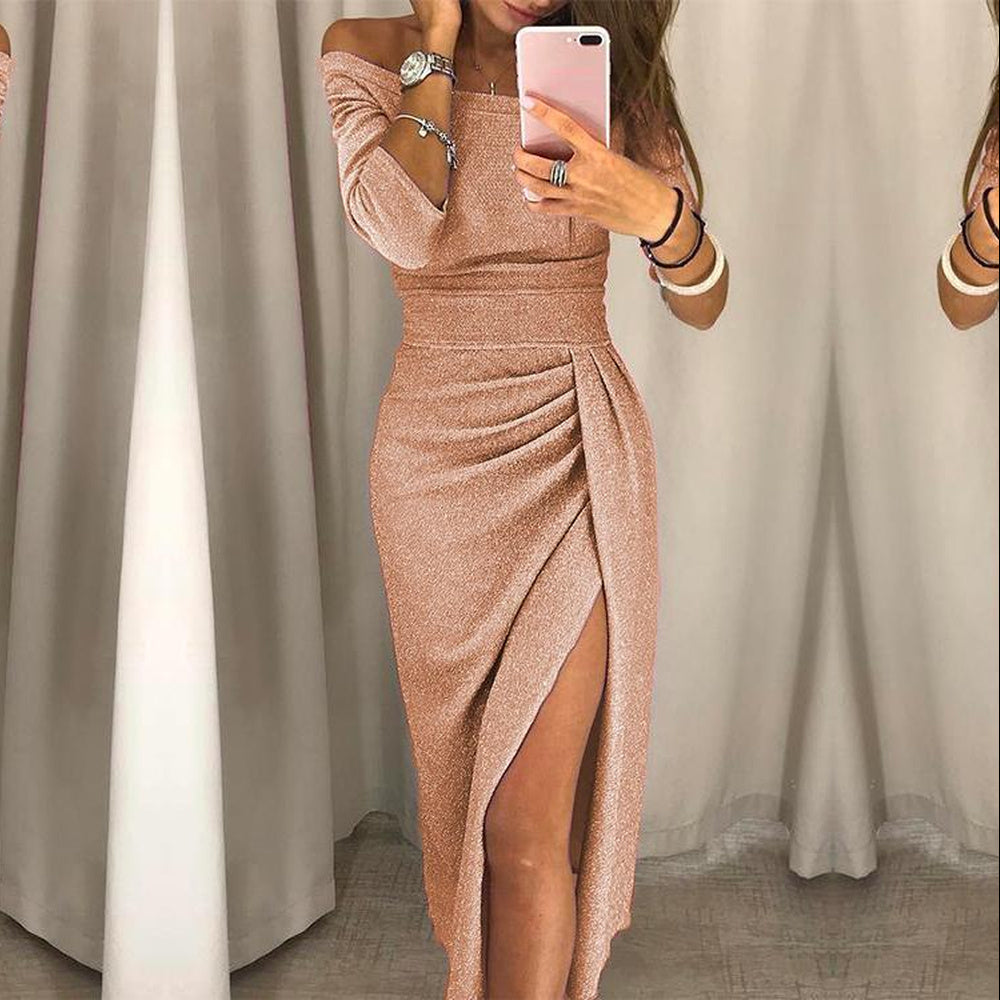 Alessandra – Stilvolles Kleid im trägerlosen Design für Damen