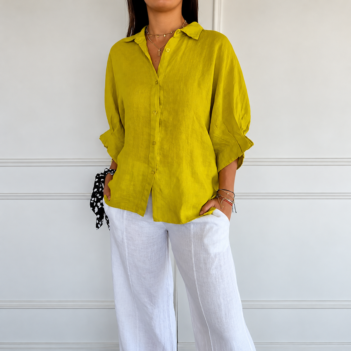 Madison - Elegante Bluse mit klassischem Schnitt und Knöpfen