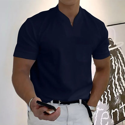 Jason - Kurzärmeliges Business-Fitness-Hemd für Herren