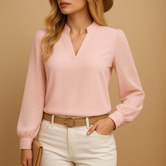 Aiko – Elegantes V-Ausschnitt-Top