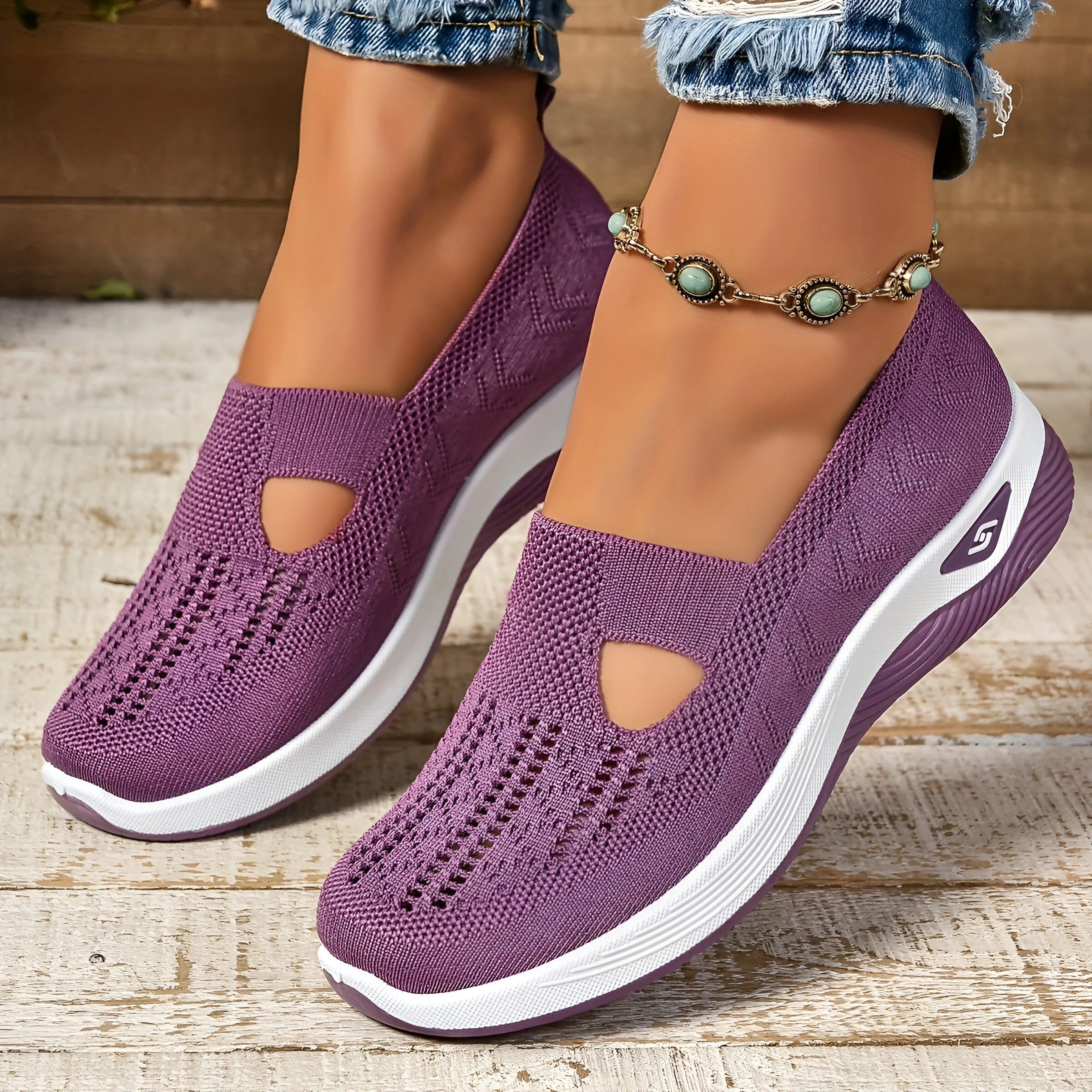 Nora – Damen Flache Schuhe für Alltag und Freizeit
