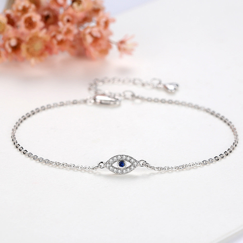 Armband aus Gliedern mit Evil Eye - Armband aus Gliedern mit Anhänger von Evil Eye