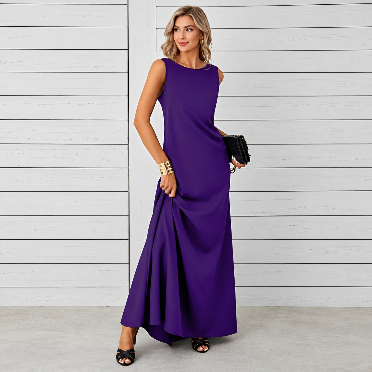 Saranna - Elegantes Langkleid für Damen