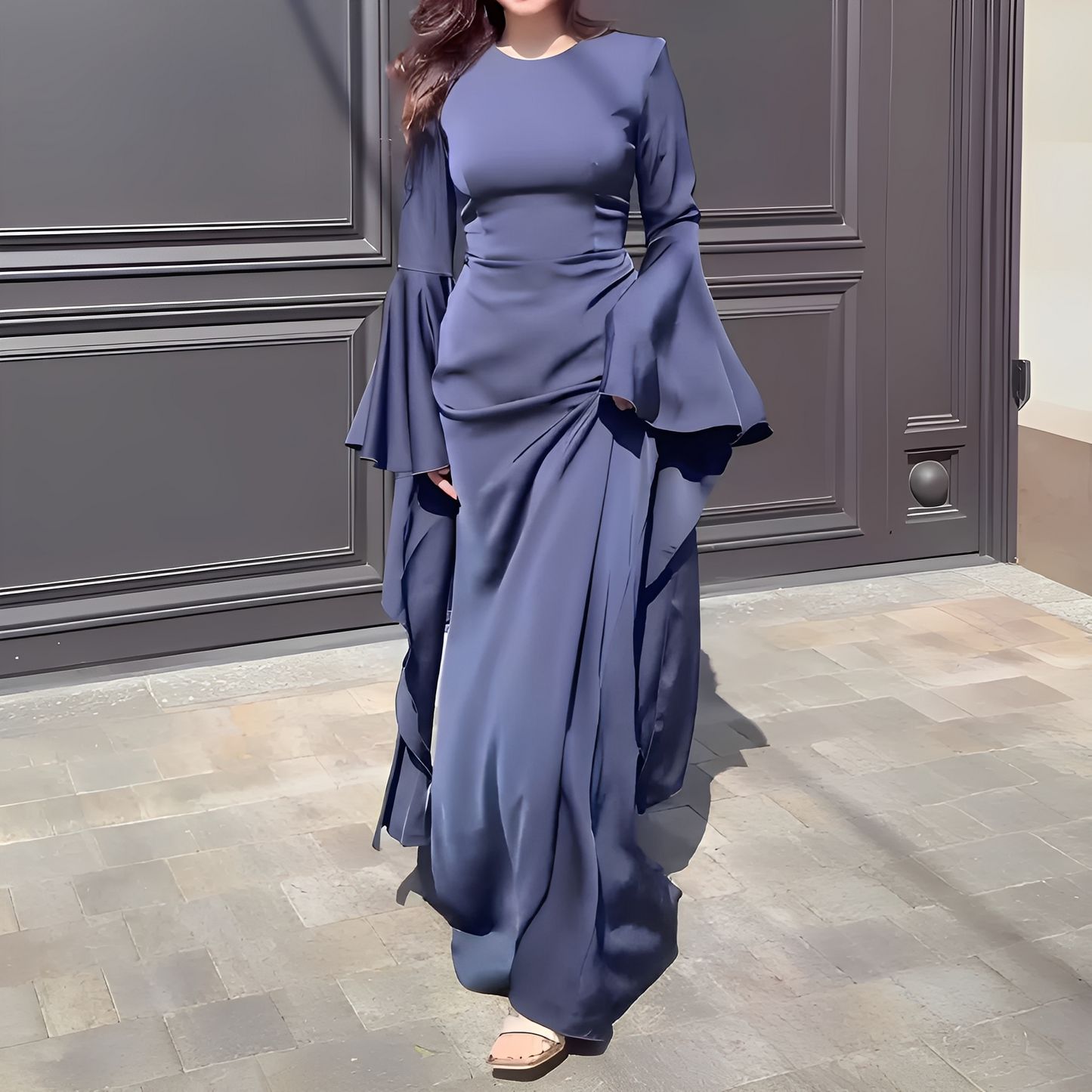 Cosete - Stilvolles Kleid mit langen Ärmeln für Frauen