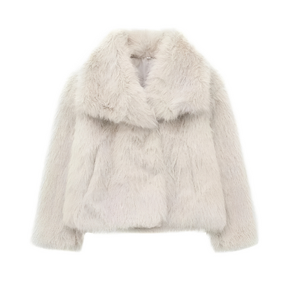 Corina - Stilvoller kurzer Mantel mit Revers für Damen
