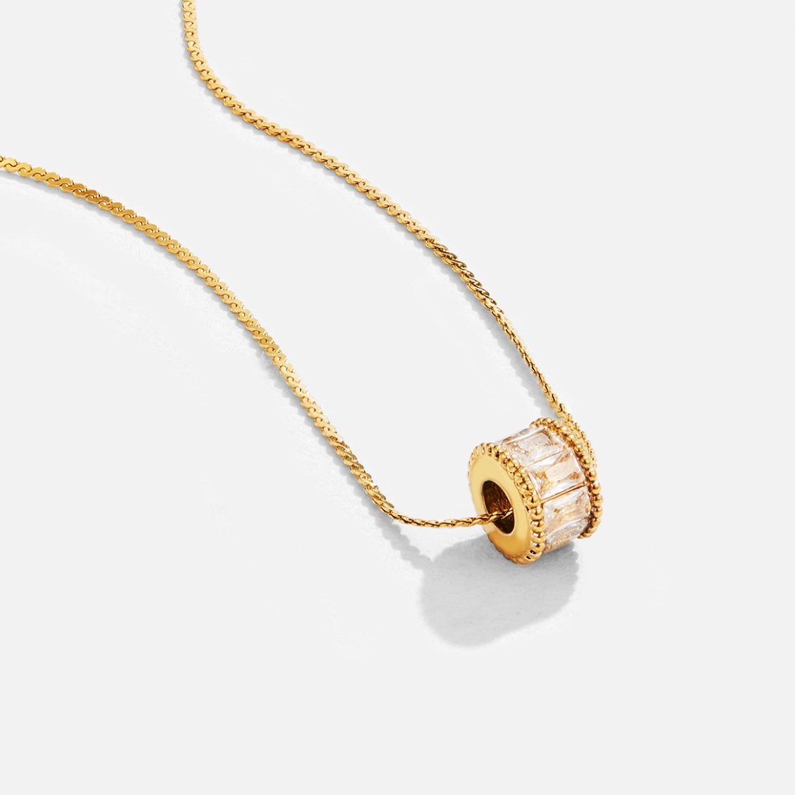 Gigi – Halskette aus Kristall in 18K Gold