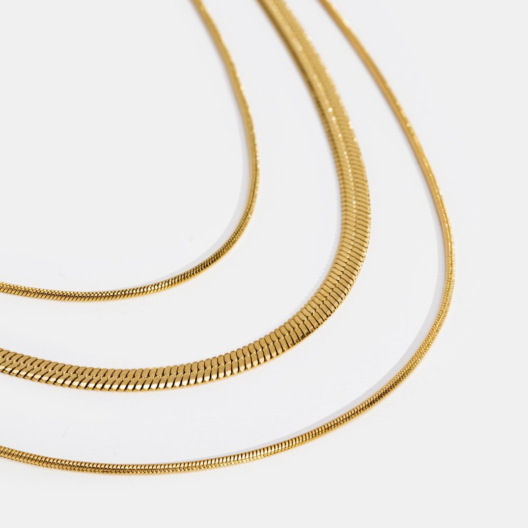 Agot – Mehrschichtige goldene Kette