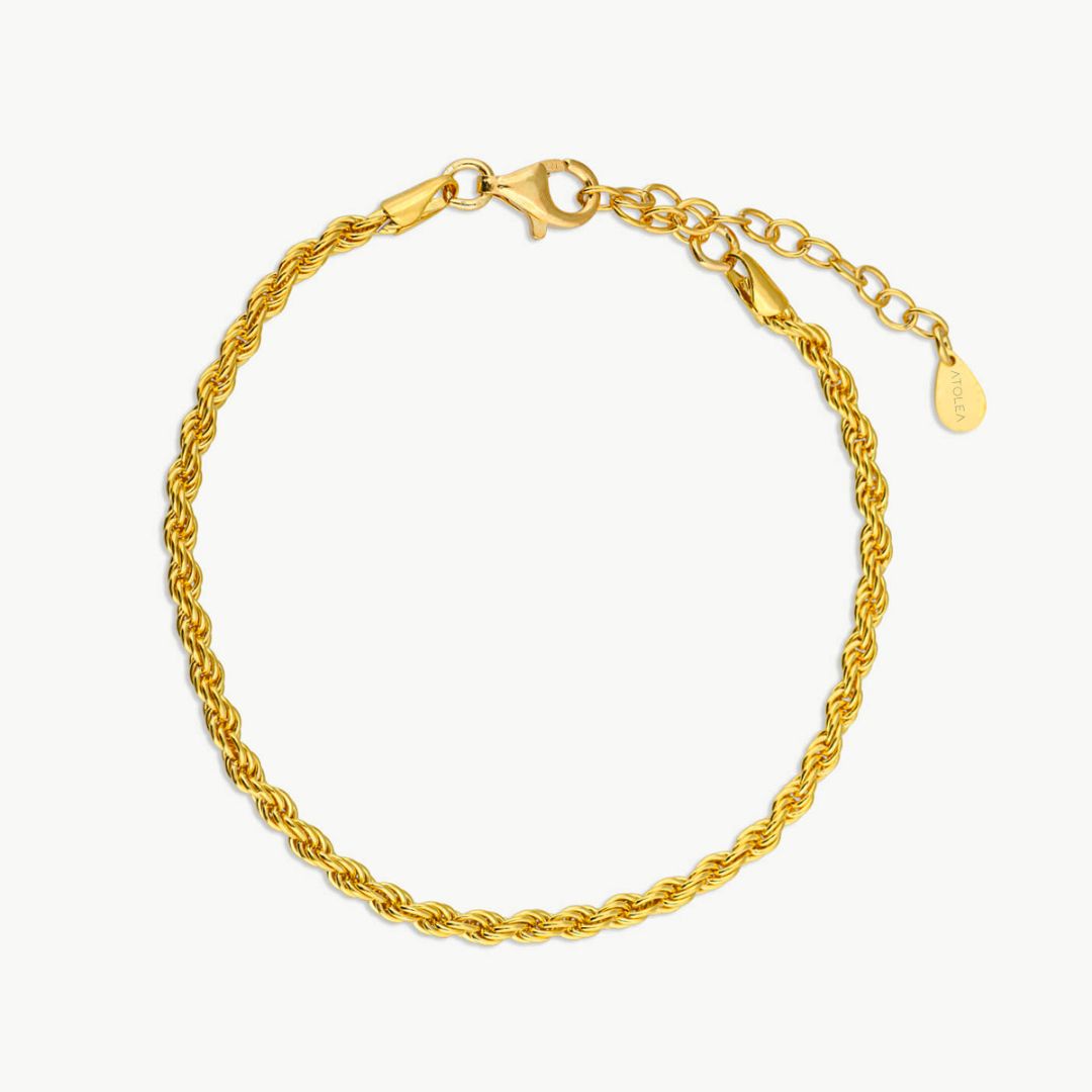 Calvi – Pulsera mit geflochtenem Goldkettchen