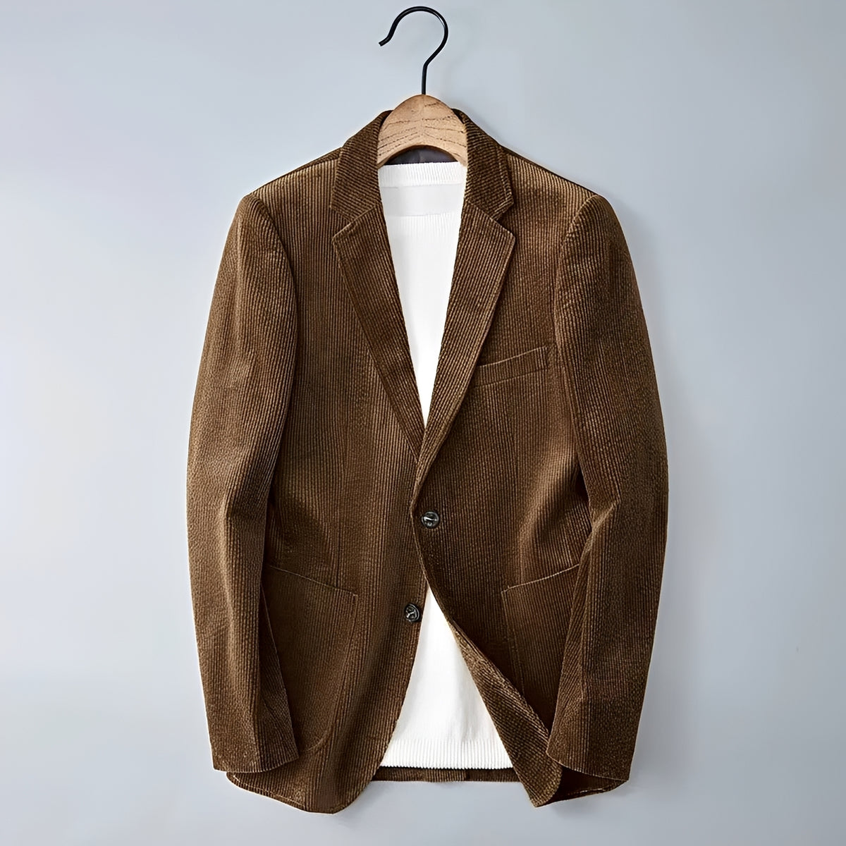 Herren Blazer mit Doppelknopf, Notch-Lapels - Taillierter Schnitt, Vielseitig kombinierbar