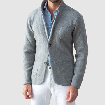 Herren Blazer mit Zwei-Knopf-Verschluss und Pattentaschen - Regular Fit