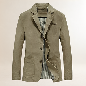 Herren Freizeitblazer - Leicht, taillierte Passform, Knopfverschluss, mehrere Taschen