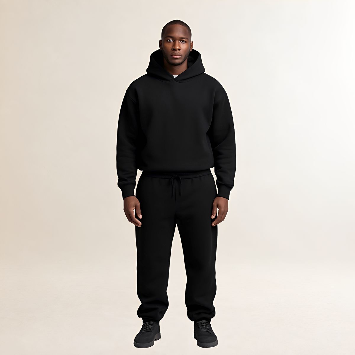 Herren Hoodie- und Jogger-Set - Oversized Passform mit verstellbarer Kapuze
